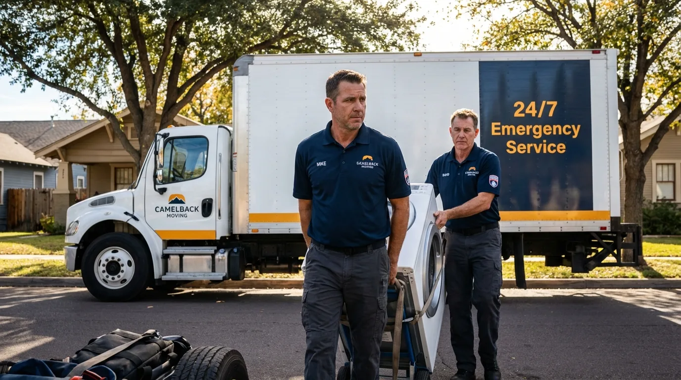 CamelBack Moving crew loading furniture in Sea Girt, NJ