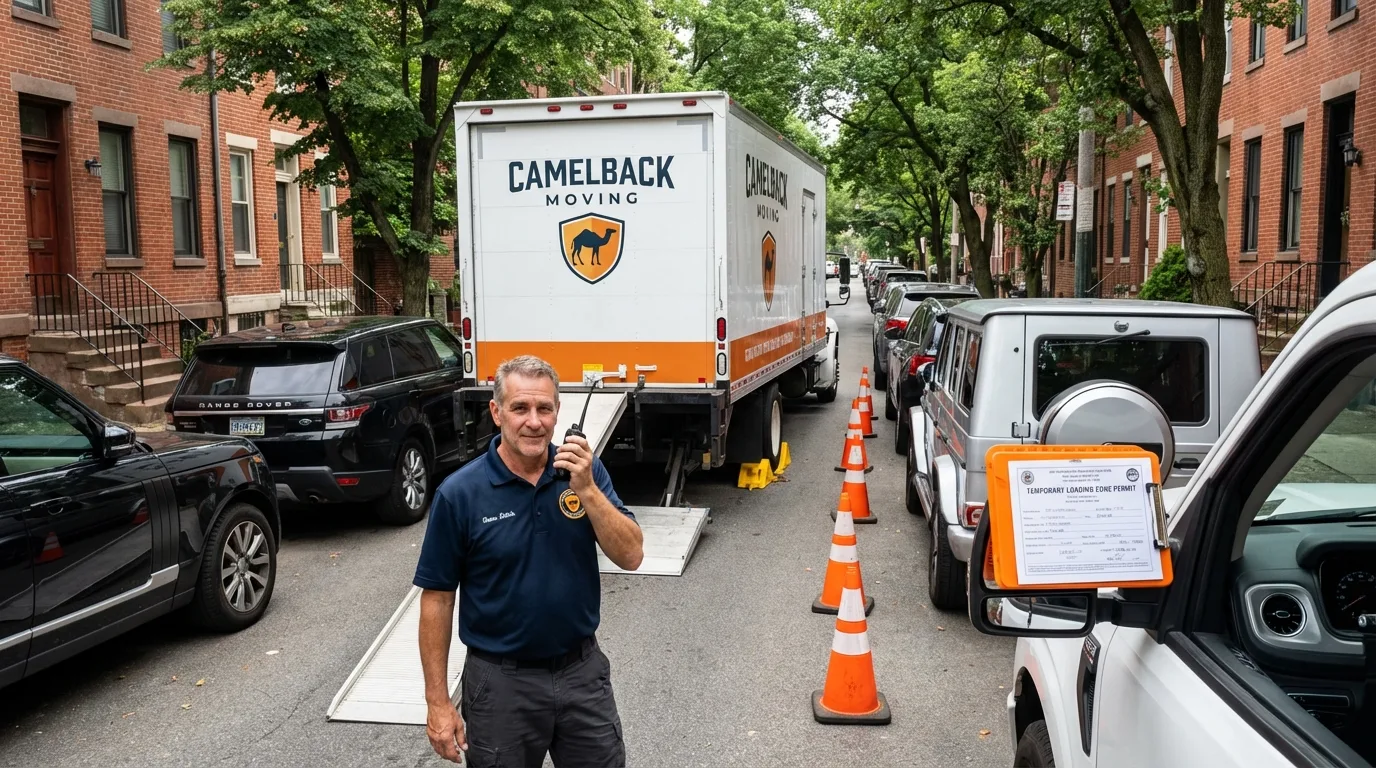 City street loading permit setup in Sea Girt, NJ